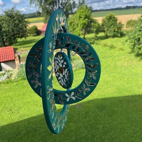 Saules ķērājs ar 3 apļiem Tirkīzs1